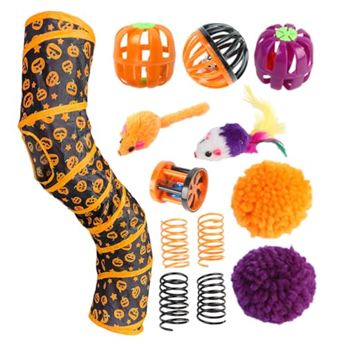 Faltbarer Katzentunnel Spielzeug Katzentunnel | Katzenspielzeugtunnel Set mit Haustierröhren für Halloween - Verbessern Sie die Übung Reduzieren Sie Langeweile Spielzeug Faltbarer Katzentunnel Spielzeug Katzentunnel | Katzenspielzeugtunnel Set mit Haustierröhren für Halloween - Verbessern Sie die Übung Reduzieren Sie Langeweile Spielzeug von Generic