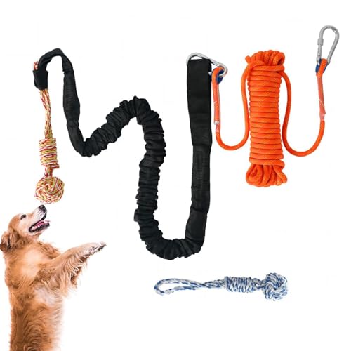 Federstange für Hunde, Spielzeug zum und Ziehen, robuste und interaktive Federstange, bissfest, für Camping im Freien, Spielen Federstange für Hunde, Spielzeug zum und Ziehen, robuste und interaktive Federstange, bissfest, für Camping im Freien, Spielen von Generic