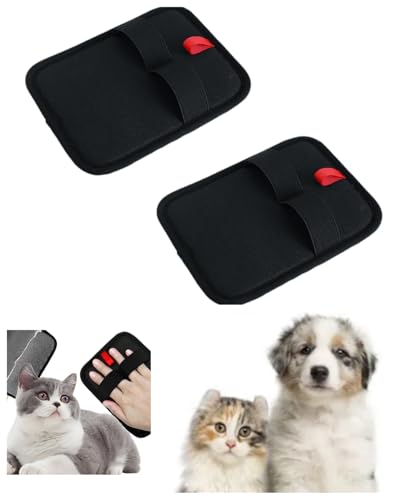 Fellmagnet tierhaarentferner handschuh, Fell Magnet handschuh, haarentfernungshandschuh mit Anti-Statik-Funktion, Atmungsaktive, Wiederverwendbar, Bürstenwerkzeug für Couch, Teppich, Autositz (2PC) von Generic