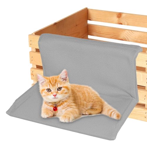 Fensterhängematte für Katzen im Inneren – Saugnapf Katze Indoor Sitzstange Hängematte – Fensterbank-Zubehör, Haustierbedarf für kleine, mittelgroße und große Kätzchen von Generic