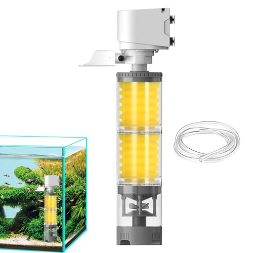 Filter Für Fischbecken,Starkes Filtersystem Für Schildkrötenaquarien | Mehrstufiges Filtersystem Mit Sauerstoffversorgung Für Süßwasser-Aquarien Mit Bettas Und Filter Für Fischbecken,Starkes Filtersystem Für Schildkrötenaquarien | Mehrstufiges Filtersystem Mit Sauerstoffversorgung Für Süßwasser-Aquarien Mit Bettas Und von Generic