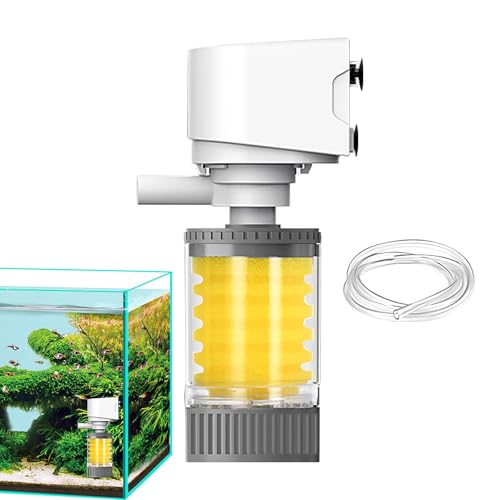 Filter für Aquarien – interner Belüfter für Schildkrötenbecken, leise, verstellbar, mehrstufiges Aquarium-Filtrationssystem, für Süßwasser, Betta- und Teich Filter für Aquarien – interner Belüfter für Schildkrötenbecken, leise, verstellbar, mehrstufiges Aquarium-Filtrationssystem, für Süßwasser, Betta- und Teich von Generic