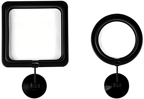 Fischfutterring Schildkröte Aquarium Automatischer Fischfutter Futterspender Schwimmende Futter Quadratischer Ring mit Saugnapf 2 Stück Schwarz, Mittel, andere Edelsteine Fischfutterring Schildkröte Aquarium Automatischer Fischfutter Futterspender Schwimmende Futter Quadratischer Ring mit Saugnapf 2 Stück Schwarz, Mittel, andere Edelsteine von Generic