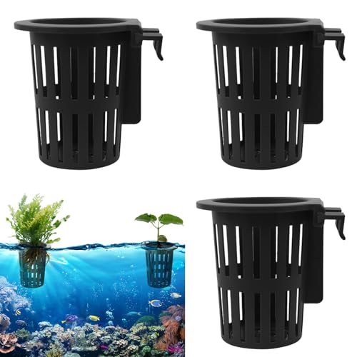 Fischtankpflanzentür, Korb für Aquarienanlagen | Wasserdekoration Ornamente Für den Anbau Von Vasen SotMtomarin Süßwasser Aquaponik von Generic