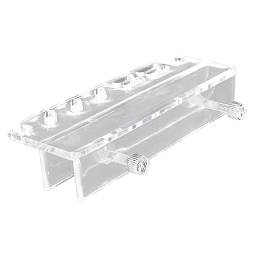 Fischtankwerkzeughalter - Acryl -Werkzeugorganisator, Wassergrashalter | Langlebige Accessoire Rack Verstellbare Slots, schlanker Fischtank -Werkzeughalterspeicher schottet die Pinzette ordentlich, Aq von Generic