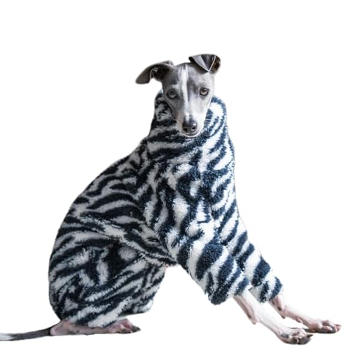 Fleece-Overall mit Rollkragen für Hunde, warm, für italienische Windhunde, Whippet, Hirsch und Bedlington Terrier, schönes langärmeliges Design Fleece-Overall mit Rollkragen für Hunde, warm, für italienische Windhunde, Whippet, Hirsch und Bedlington Terrier, schönes langärmeliges Design von Generic