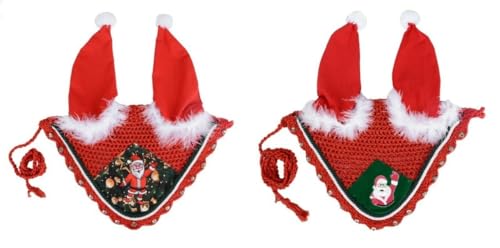 Fliegenhaube mit Weihnachtsmannmotiv, handgefertigt, Baumwolle, COB, bedruckt von Generic