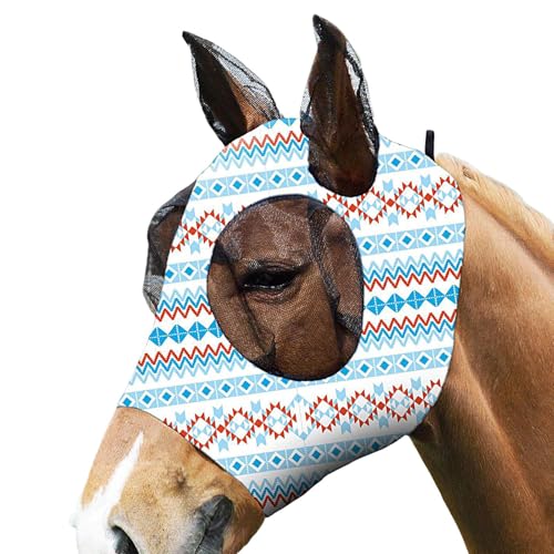 Fliegenschutz - Sanft Zur Haut Abdeckung,Weiches UV Schutz Atmungsaktives Gesichtsschutz für Komfort Klare Sicht Beim Training Reiten Outdoor Fliegenschutz - Sanft Zur Haut Abdeckung,Weiches UV Schutz Atmungsaktives Gesichtsschutz für Komfort Klare Sicht Beim Training Reiten Outdoor von Generic