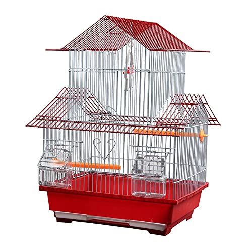 Flight Cage Bird Cage Tiger Skin Papagei Cage Thrush of Big Villa Bird Cages for Iron Culture of Parrots Birdhouse Large Bird Cage Bi von Generic