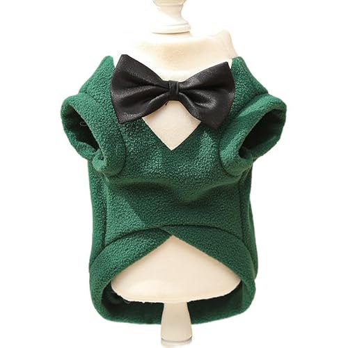 Formelle Hundekleidung, Hochzeits-Hundehalsband mit Fliege, verstellbares Haustier-Hochzeitshalsband für kleine, mittelgroße und große Hunde (Grün, Größe 6XL) von Generic