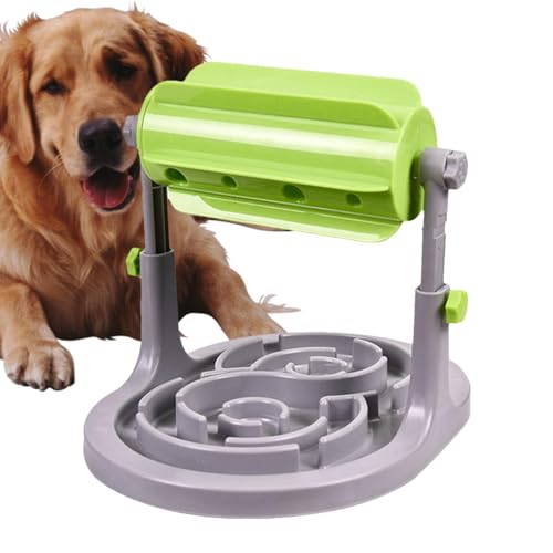 Futter-Leck-Spielzeug mit zylindrischer Rolle für Haustiere, interaktiver Puzzle-Futterspender, Spielzeug für Leckereien und langsamer Futterspender, rutschfest, auslaufendes Spielzeug Futter-Leck-Spielzeug mit zylindrischer Rolle für Haustiere, interaktiver Puzzle-Futterspender, Spielzeug für Leckereien und langsamer Futterspender, rutschfest, auslaufendes Spielzeug von Generic