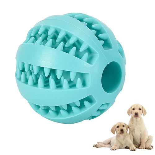 Futterball für Hunde, Hundespielzeug Intelligenz Ball, Hundeball für kleine, mittlere, große Hunde, Welpenspielzeug, Zahnpflege Hundespielzeug (klein 6 cm, blau) von Generic