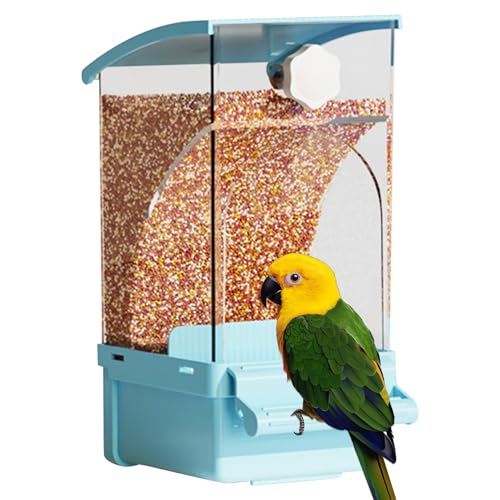 Futtermittel für Papageien, Sittichfutter | transparenter Lebensmittelbehälter | Zerstörung, Haustierbedarf für Cockatiel Parrot Cockatoo Canary Parkeet Conure von Generic