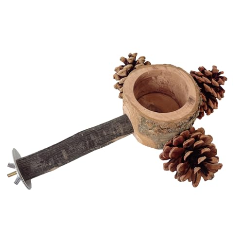 Futternapf des - Holzporzo für Vögel, Papageienfutter und Wasserschale | Barschnadel für Barsch, Futterset, Acq-Schalen Futternapf des - Holzporzo für Vögel, Papageienfutter und Wasserschale | Barschnadel für Barsch, Futterset, Acq-Schalen von Generic