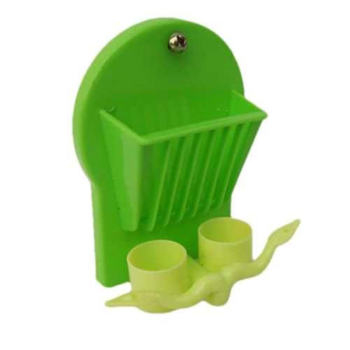 Futternapf für Papageienkäfige, Futter- und Wasserspender für Papageien - Vogelfutterkorb | Vogel und Gemüse Halter Korb Feeder Cup für Balkon Hinterhof von Generic