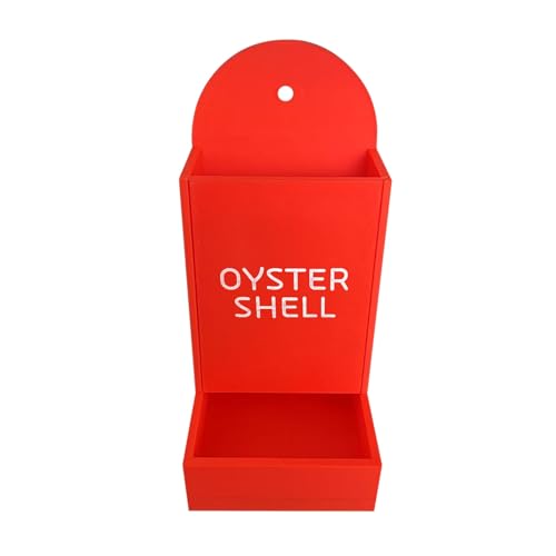 Futterspender, 3D-Druck, Heimdekoration aus langlebigem Kunststoff (ROT) Cjw706 (A, 17.6x9x8.1CM) von Generic
