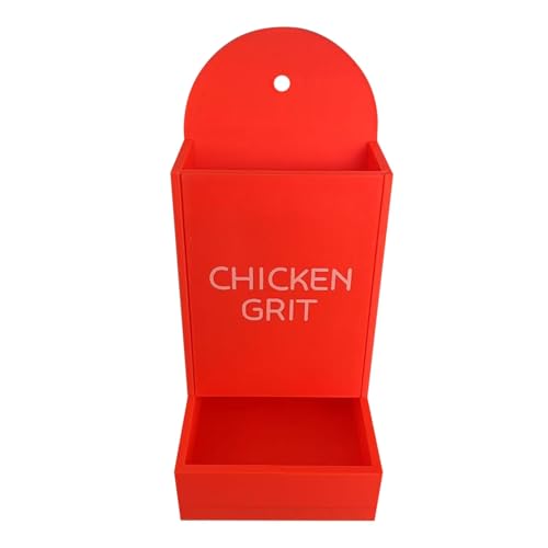 Futterspender, 3D-Druck, Heimdekoration aus langlebigem Kunststoff (ROT) Cjw706 (B, 17.6x9x8.1CM) von Generic