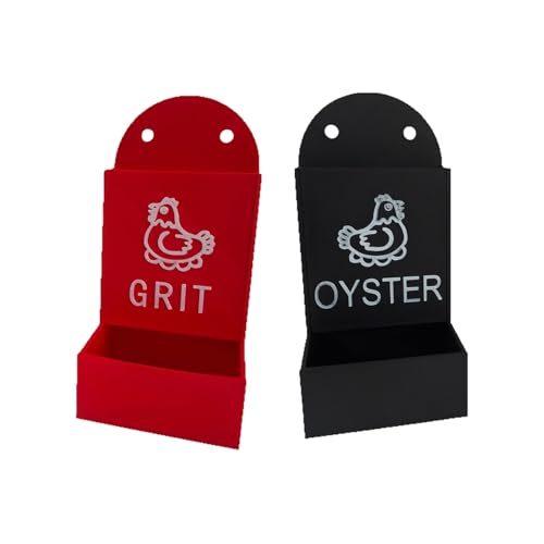 Futterstation mit Austernschalen für Hühner, Futterspender für Geflügel | Getreidespender für Hühnerstall im Freien, 2 Stück Futterstation mit Austernschalen für Hühner, Futterspender für Geflügel | Getreidespender für Hühnerstall im Freien, 2 Stück von Generic