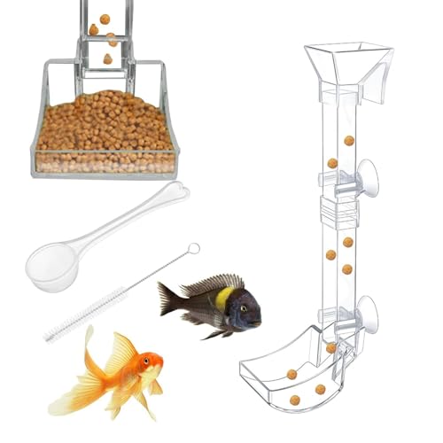 Garnelen-Futterröhre – Garnelen-Futterröhren-Tablett, Aquarium-Futterröhre Für Garnelen | Transparentes Aquarium-Futterrohr-Set Für Aquarien, Garnelen-Futterspender Für Garnelen, Fische Und Schnecken, Garnelen-Futterröhre – Garnelen-Futterröhren-Tablett, Aquarium-Futterröhre Für Garnelen | Transparentes Aquarium-Futterrohr-Set Für Aquarien, Garnelen-Futterspender Für Garnelen, Fische Und Schnecken, von Generic