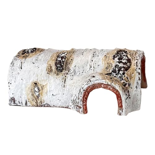 Gecko Cave House, Reptile Habitat | Terrarium Decor Bared Dragon Resin Nest | Reptilien Resin Habitat Zubehör für Spinnen, Frösche, Einsiedlerkrebse, Eidechsen, Ser von Generic