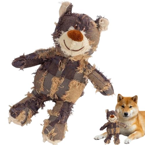 Gefülltes Hundespielzeug, Bären-Hundespielzeug | Interaktives Quietsch-Plüschbär-Kauspielzeug für Hunde | Hundespielzeug, Welpenspielzeug, kleines Hundespielzeug, quietschendes Hundespielzeug für klei Gefülltes Hundespielzeug, Bären-Hundespielzeug | Interaktives Quietsch-Plüschbär-Kauspielzeug für Hunde | Hundespielzeug, Welpenspielzeug, kleines Hundespielzeug, quietschendes Hundespielzeug für klei von Generic