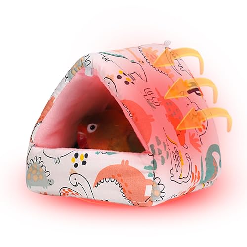 Gemütliches Bett für Papageien, bequemes Bett für Papageien, Heizmatte für Vögel, Plüschkissen für Papageien, Agapornis, Wellensittiche, kleine und mittelgroße Vögel von Generic