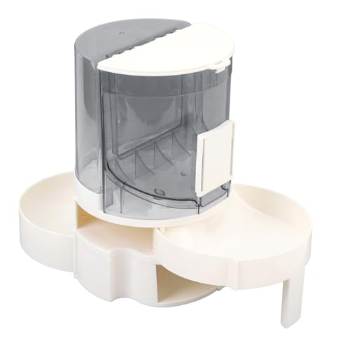 Generic Automatische Katzenfutterautomaten und Wasser, Katzenfutterspender Katze Automatische Futtermittel Pet Feeder Spender Doppelschicht (Grey) von Generic