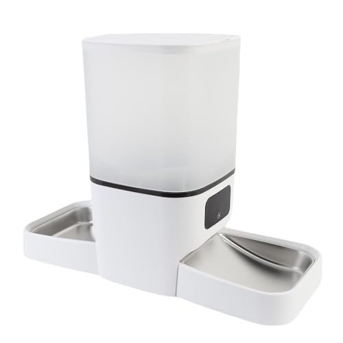 Generic Automatischer Katzenfutterautomaten mit WI Fi, Automatischer Lebensmittelspender für 2 Katzen Kleine Haustiere, 6l Große Kapazität Fernbedienung Portion Control Timed Smart Pet Generic Automatischer Katzenfutterautomaten mit WI Fi, Automatischer Lebensmittelspender für 2 Katzen Kleine Haustiere, 6l Große Kapazität Fernbedienung Portion Control Timed Smart Pet von Generic
