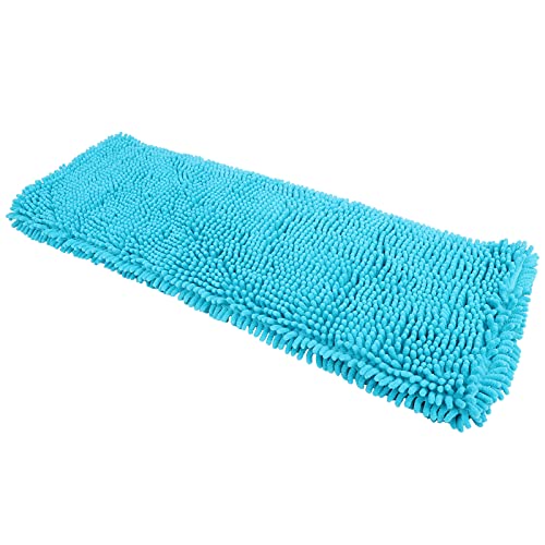 Generic Chenille Faser Haustiere Vase, Bequeme Chenille -Absorption Decke Leicht zu Reinigen für die Reinigung von Haustieren (Blau groß) von Generic