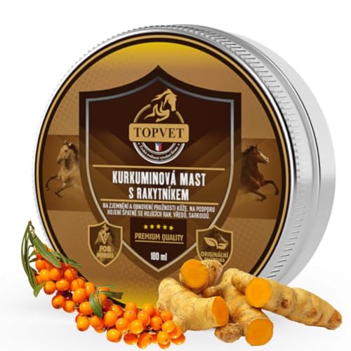 Generic Curcumin-Salbe mit Sanddorn für Pferde, bei Hautproblemen, zur Wiederherstellung der Hautelastizität, zur Unterstützung der Heilung schlecht heilender Wunden, Sarkoidose, Topvet 100 ml Generic Curcumin-Salbe mit Sanddorn für Pferde, bei Hautproblemen, zur Wiederherstellung der Hautelastizität, zur Unterstützung der Heilung schlecht heilender Wunden, Sarkoidose, Topvet 100 ml von Generic