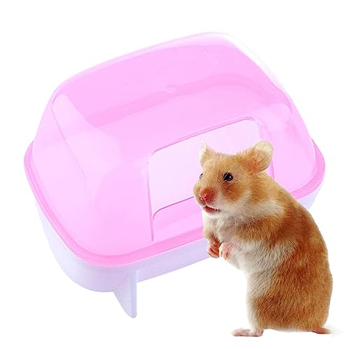 Generic Sandbad für Hamster, Kleines Chinchilla Staubbad Haus, Abnehmbarer Sandbadbehälter Badebox, Stabile Badewanne Toilette für Zwerghamster Generic Sandbad für Hamster, Kleines Chinchilla Staubbad Haus, Abnehmbarer Sandbadbehälter Badebox, Stabile Badewanne Toilette für Zwerghamster von Generic