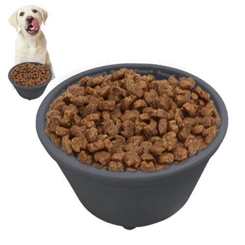 Generic Slow-Food-Napf für kleine Hunde, Slow-Feeder-Eimer,Spielzeug zur Bereicherung für Hunde | Fördert die geistige Bereicherung. Slow-Food-Eimer für Haustiere, Schüssel für gesunde Ernährung, von Generic
