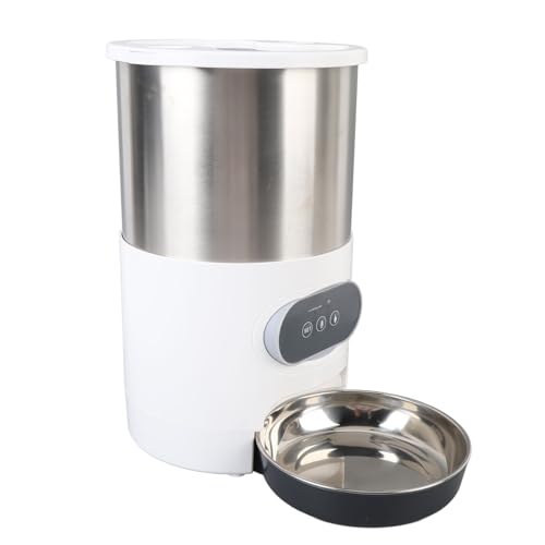 Generic Smart Edelstahl Automatischer Katzenfuttermittel mit Zeitgesteuerten Fütterungen und Doppelschalen für eine Optimale Gesundheit von Haustieren zu Hause Generic Smart Edelstahl Automatischer Katzenfuttermittel mit Zeitgesteuerten Fütterungen und Doppelschalen für eine Optimale Gesundheit von Haustieren zu Hause von Generic