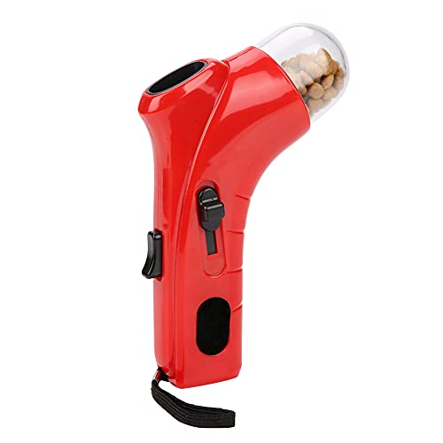 Generic Treat Thrower, Snack Treat Training Dog Food Snack Leckerbissen Katapult Lustige Haustierhundfutterfuttermittel für Interaktives Dispenser (Rot) von Generic