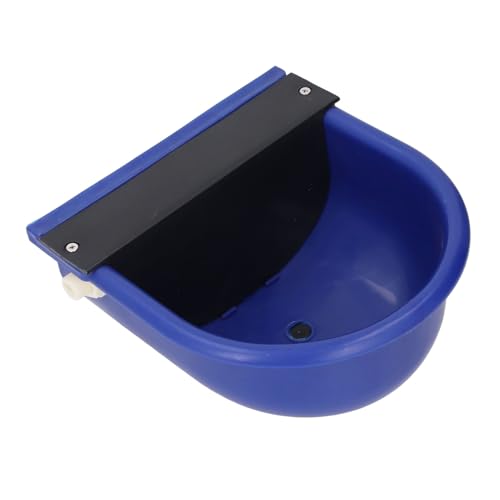 Generic Viehwasserschale Große Kapazität ABS Vieh -Wassertrog -Schüssel für Viehschäferpferd, Einfache Installation für Farm Yard (Dunkelblau) von Generic