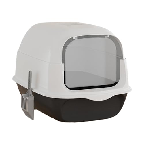 Vollständig Abgedeckte Katzentoilette, Katzentoilette mit Leicht zu Reinigender, Faltbarer, Spritzwassergeschützter Katzentoilette, Schwarz Vollständig Abgedeckte Katzentoilette, Katzentoilette mit Leicht zu Reinigender, Faltbarer, Spritzwassergeschützter Katzentoilette, Schwarz von Generic