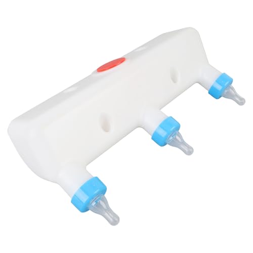 Generic Ziegenmilch -Feeder, Welpenschafe Lammkalb Fütterungseimer Wasserflasche Spender Farm Trinkgeräte mit 3 Brustwarzen für Professionelle Zucht für Kleines Tier von Generic