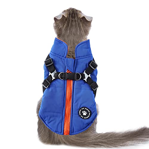 Gepolsterte Weste Hundejacke | Wasserdichte Jacken mit Geschirr und D Ringen - Hundemantel Geschirr Winter Warme Weste Jacke Wasserdicht Baumwolle Kostü Gepolsterte Weste Hundejacke | Wasserdichte Jacken mit Geschirr und D Ringen - Hundemantel Geschirr Winter Warme Weste Jacke Wasserdicht Baumwolle Kostü von Generic