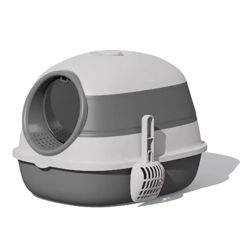 Geschlossene Katzentoilette – Premium-Sichtschutz-Katzentoilette für Katzen, überdachte Katzentoilette | Geruchsdichte Katzentoilette, hochseitige Katzentoilette, leicht zu reinigende große Katzentoil Geschlossene Katzentoilette – Premium-Sichtschutz-Katzentoilette für Katzen, überdachte Katzentoilette | Geruchsdichte Katzentoilette, hochseitige Katzentoilette, leicht zu reinigende große Katzentoil von Generic