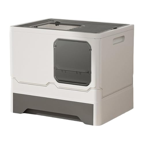 Geschlossene Katzentoiletten, Katzentöpfchen - Katzentoilette Katzentoilette | Geruchskontrollierende Katzentoilette, Katzentoilette mit spritzwassergeschütztem Deckel für Katzen Geschlossene Katzentoiletten, Katzentöpfchen - Katzentoilette Katzentoilette | Geruchskontrollierende Katzentoilette, Katzentoilette mit spritzwassergeschütztem Deckel für Katzen von Generic