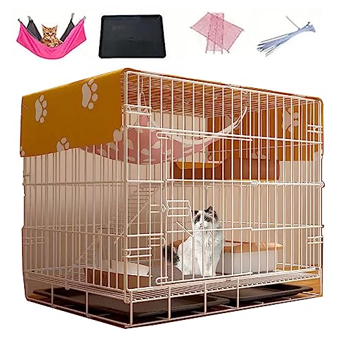 Große Katzenkäfig for Draußen aus Metall Gemacht Verbreiterte Plattformen und Leitern Geeignet for Katzen, Kaninchen, Chinchillas, Hunde, Schwarz/weiß (Color : White, Size : 70 * 50 * 60CM_Type B) Große Katzenkäfig for Draußen aus Metall Gemacht Verbreiterte Plattformen und Leitern Geeignet for Katzen, Kaninchen, Chinchillas, Hunde, Schwarz/weiß (Color : White, Size : 70 * 50 * 60CM_Type B) von Generic