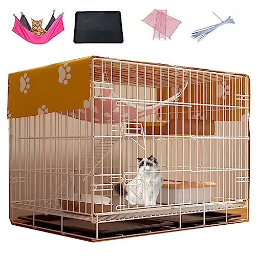 Große Katzenkäfig for Draußen aus Metall Gemacht Verbreiterte Plattformen und Leitern Geeignet for Katzen, Kaninchen, Chinchillas, Hunde, Schwarz/weiß (Color : White, Size : 85 * 60 * 70CM_Type B) Große Katzenkäfig for Draußen aus Metall Gemacht Verbreiterte Plattformen und Leitern Geeignet for Katzen, Kaninchen, Chinchillas, Hunde, Schwarz/weiß (Color : White, Size : 85 * 60 * 70CM_Type B) von Generic
