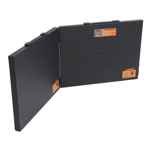 Große Panel -Hühnchen -Coop Zubehör, Faltbare Strahlungswärmeplatte Einfacher Betrieb Wasserdicht Praktisch 90mAh Batterie für Zwinger für Kätzchen (EU -Stecker 200V -250V) von Generic