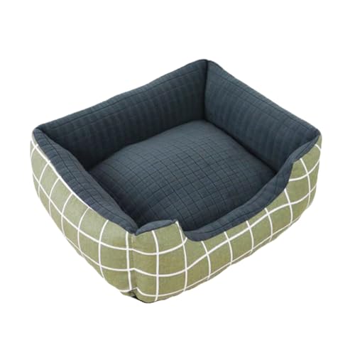 Großes Hundebett, Haustier-Couch-Bett mit abnehmbarem, waschbarem Bezug, Schaumstofffüllung, Hundebett und Sofa, rutschfeste Unterseite, Haustierbetten für mittelgroße und kleine Hunde (Größe M) von Generic