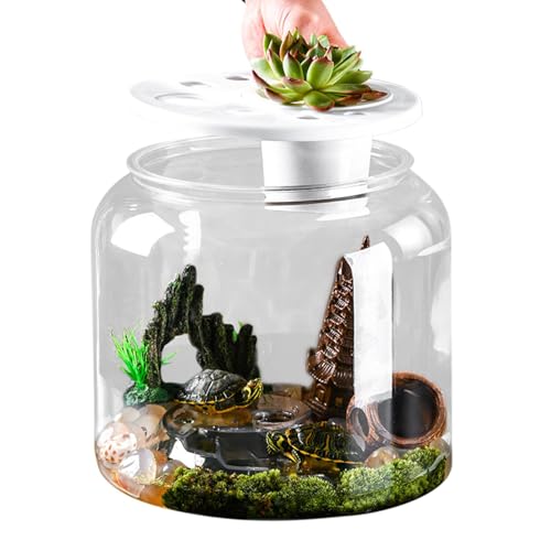 Großes Schildkrötenbecken – Transparentes Schildkröten-Aquarium mit Deckel | Schildkröten-Terrarium Schildkrötengehege, Schildkröten-Lebensraumgehege, Schildkrötenpflegegehege für die meisten Großes Schildkrötenbecken – Transparentes Schildkröten-Aquarium mit Deckel | Schildkröten-Terrarium Schildkrötengehege, Schildkröten-Lebensraumgehege, Schildkrötenpflegegehege für die meisten von Generic