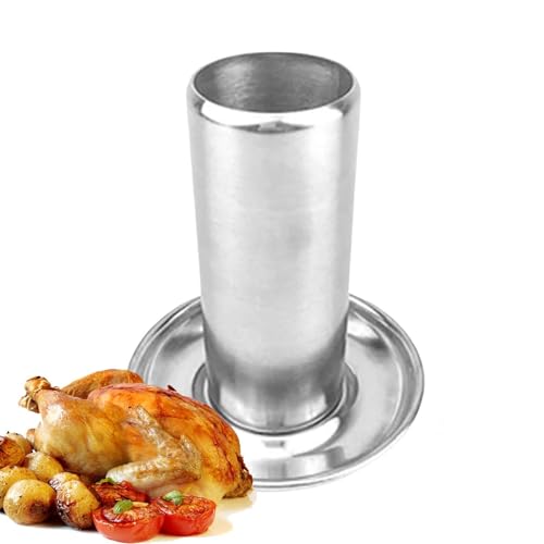 Hähnchentür für Bier – langlebiges Material, einfache Bedienung, betrunkener Hühnerstall für Grill, Hähnchenhalter aus Edelstahl, vertikal, für Grill-Racks, Hähnchentür für Bier – langlebiges Material, einfache Bedienung, betrunkener Hühnerstall für Grill, Hähnchenhalter aus Edelstahl, vertikal, für Grill-Racks, von Generic