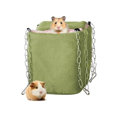 Hängematte für Frettchenkäfig, Hamsterkäfig, Bett für Frettchen, Hamster, Hängematte Eichhörnchen - warmes Bett für Eichhörnchen, Bett für Zucker, Schaukel für Hamster, Bett p von Generic