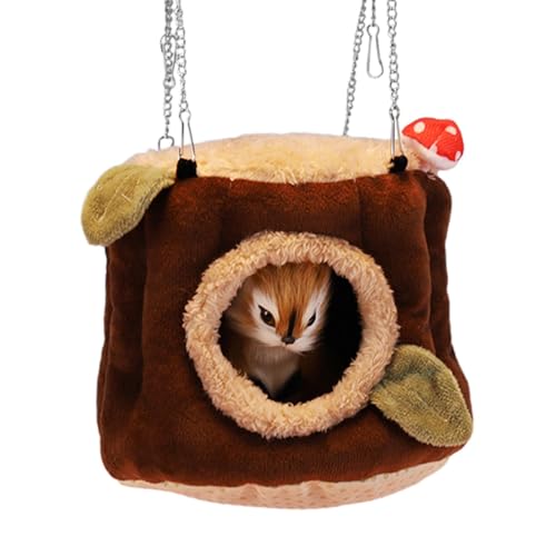 Hängematte für kleine Haustiere - Wärme Flanell Hamster Bett Shelter - Komfortables weiches Hamsterhaus Winterheim Lieferungen Hängend für Frettchen Kaninchen Katze Igel Maus Hängematte für kleine Haustiere - Wärme Flanell Hamster Bett Shelter - Komfortables weiches Hamsterhaus Winterheim Lieferungen Hängend für Frettchen Kaninchen Katze Igel Maus von Generic