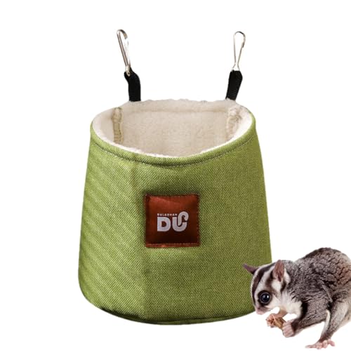 Hängematten-Set Für Hamsterkäfige – Robuster Hängebett-Zelttunnel, Schlafnest Für Kleintiere | Kaufeste Hängematte Für Frettchen Und Ratten, Gemütliches Versteck Für Chinchillas Und Eichhörnchen Als K von Generic