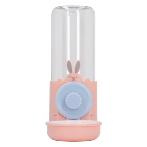 Hängender Wasserspender für Hunde, 500 Ml, Großes Fassungsvermögen, Breite Anwendung, Klares Design, Automatischer Haustier-Wasserspender für Katzen (PINK) von Generic